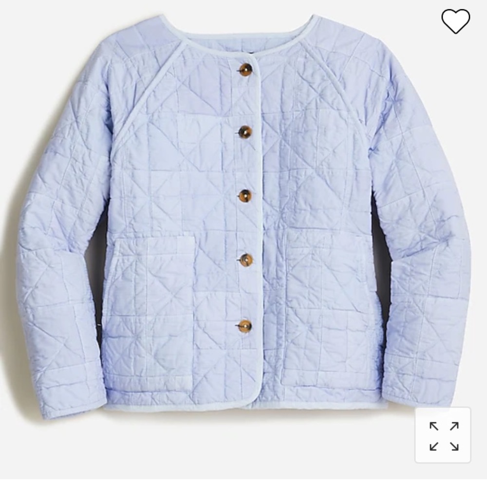 J Crew Quilted patchwork jacket - NWT